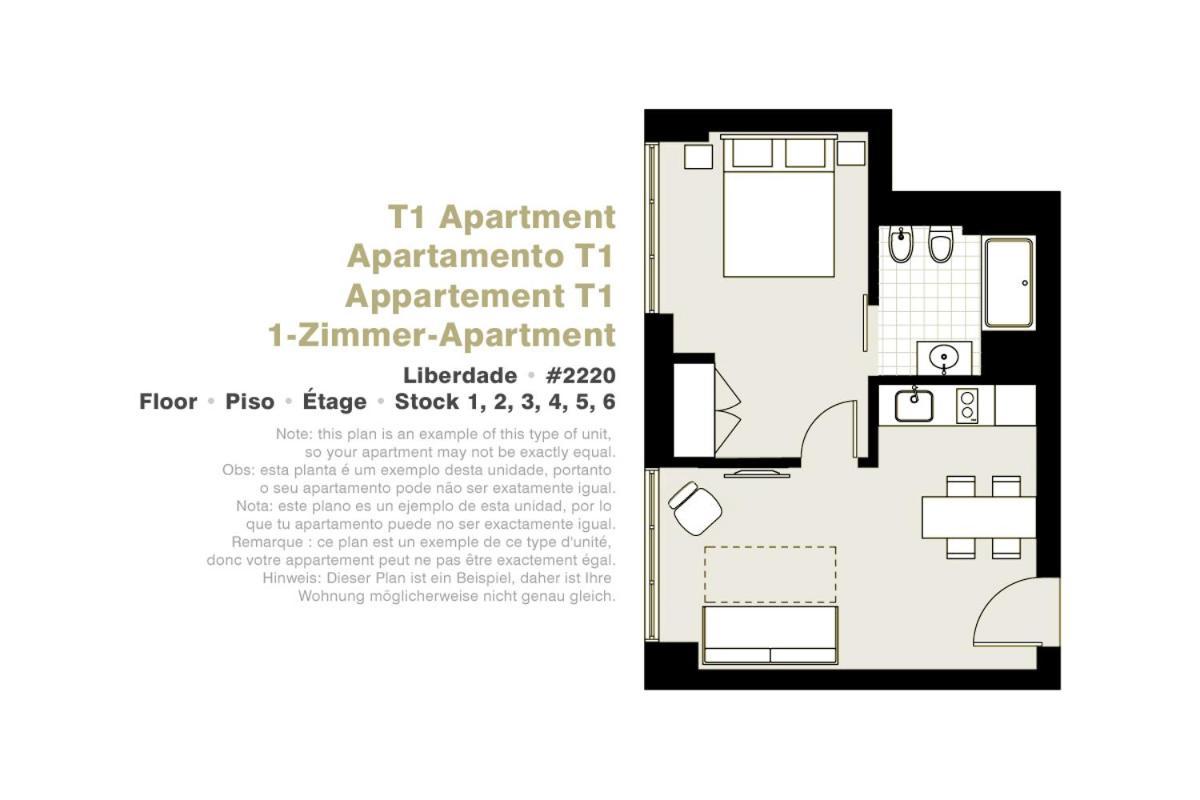 Lisbon Serviced Apartments - Liberdade Eksteriør billede