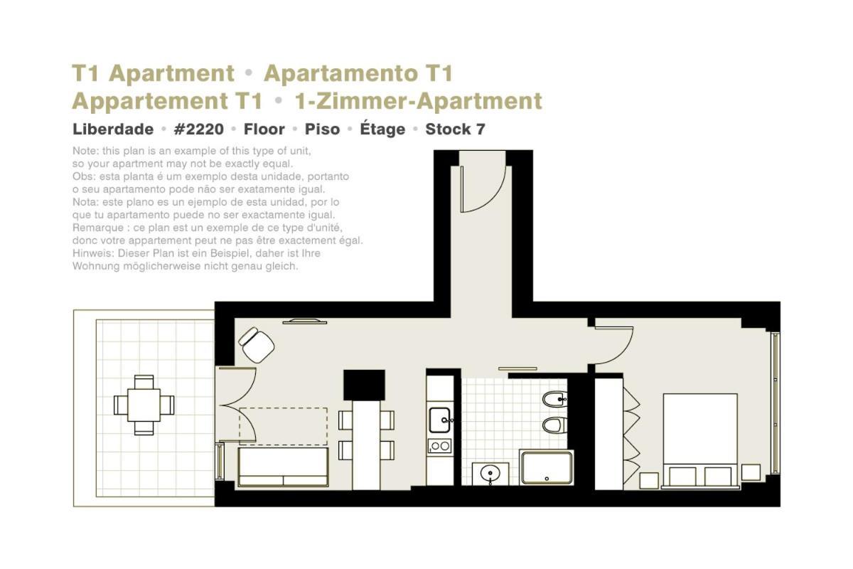 Lisbon Serviced Apartments - Liberdade Eksteriør billede